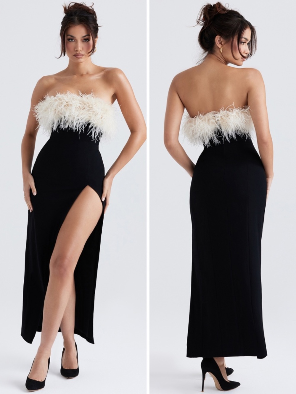 NEW House of CB Sarai Dress Black Large